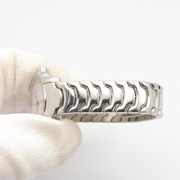 Bulgari BVLGARI Solo Tempo Watch, Stainless Steel, Women's, White (ST29S) - Picture 8 of 13